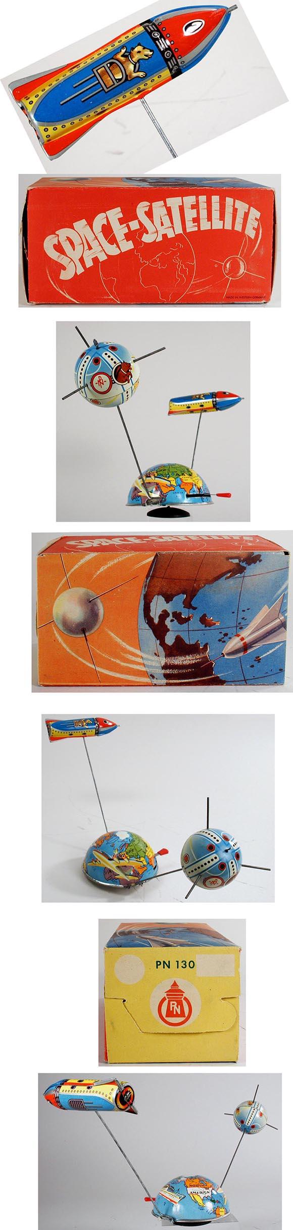 1958 Philipp Niedermeier, Space Satellite in Original Box